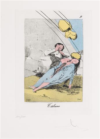 SALVADOR DALÍ Les Caprices de Goya.